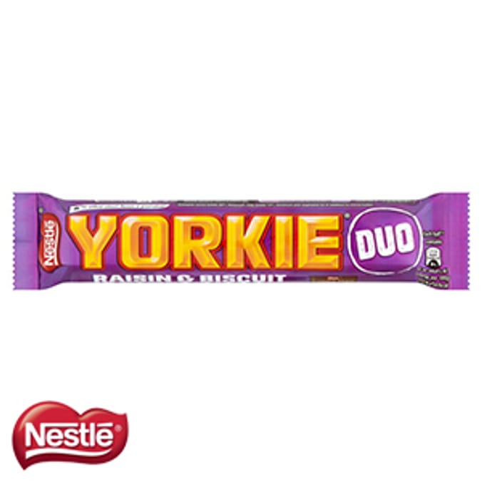 Yorkie Raisin & Biscuit Duo (Case of 24 Bars) rum and raisin club