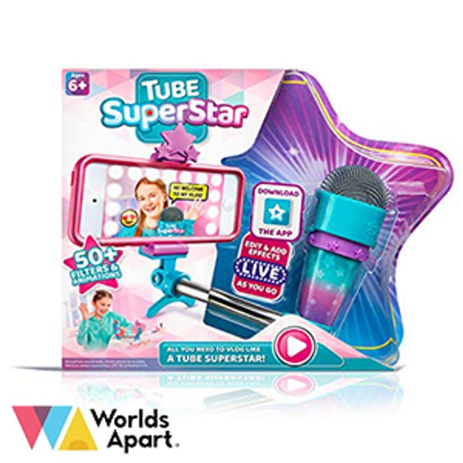 Tube Superstar blog blogging starter kit set microphone camera youtube karaoke Home Bargains