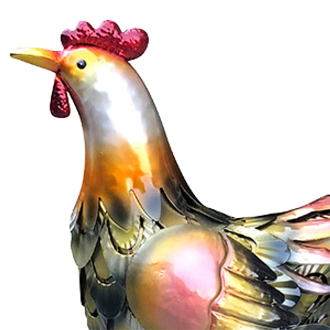 Garden Metal Ornament: Henrietta the Hen