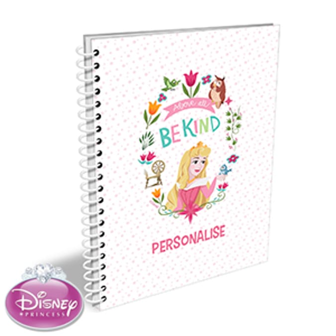 Personalised Disney Aurora A5 Notepad, back to school, personalised school stationery Home
