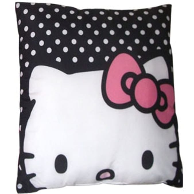 Hello Kitty Polka Dots Cushion | Home Bargains