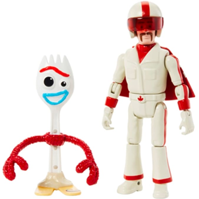 Toy Story 4 Posable Forky & Duke Caboom Figure