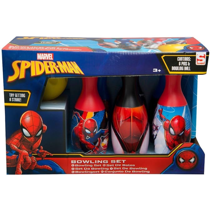  Spiderman Bowling Games Activities Bundle for Toddlers, Kids -  3 Pc Marvel Superhero Bowling Set with Stickers, and More (Spiderman  Playset) : Sports & Outdoors