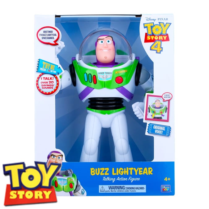 Toy Story 4 Talking Action Figure Buzz Lightyear toy story four toys toy story 4 Home Bargains