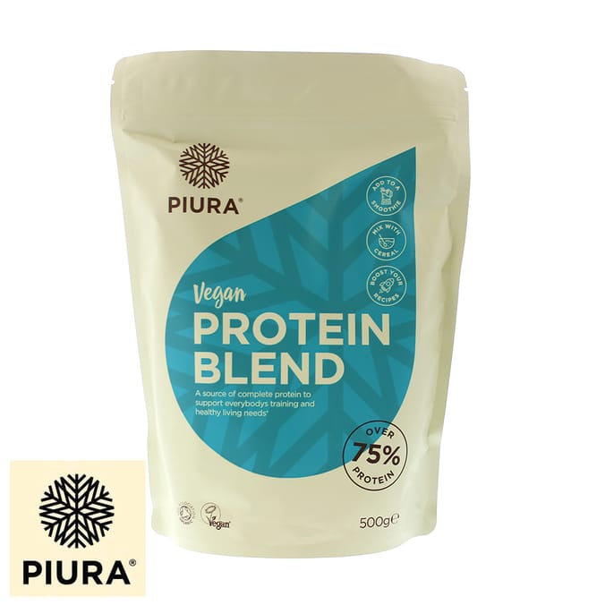 Piura Vegan Protein Blend 500g vegan organic bodybuilding weights gym