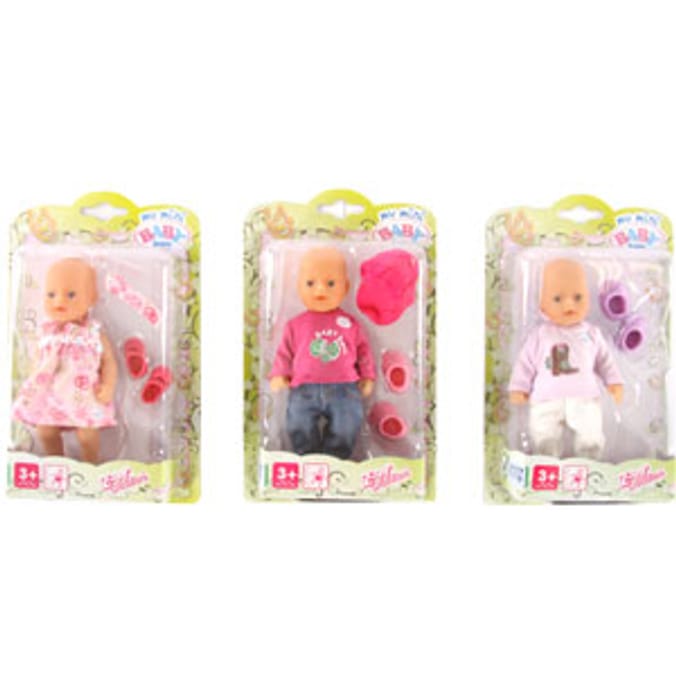 My Mini Baby Born Summer Outfit Dolls x 3
