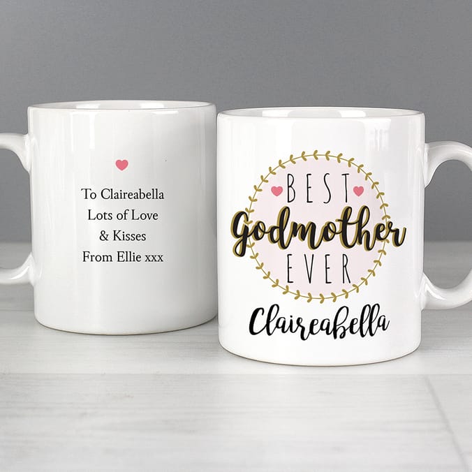 Personalised Best Godmother Mug