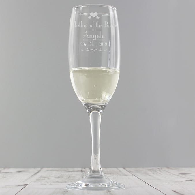 Mother of the bride best sale champagne flute