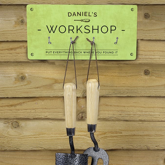 Personalised Hooks, father's day, fathers day, mancave dad