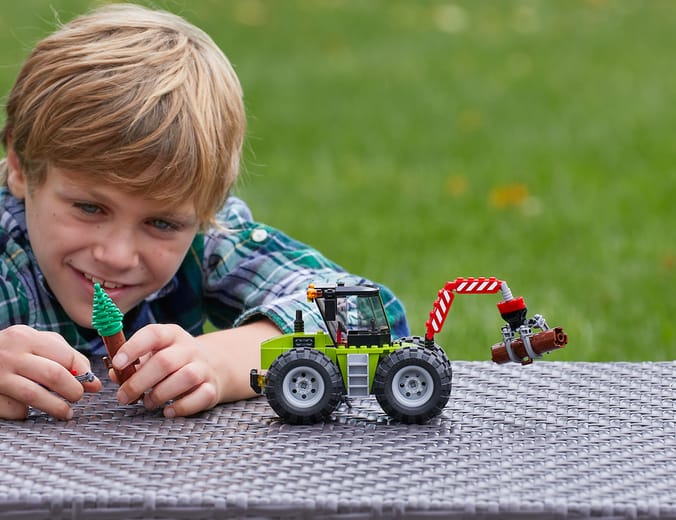 Lego city logging discount tractor