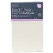 Double Easycare Fitted Sheet - Cream