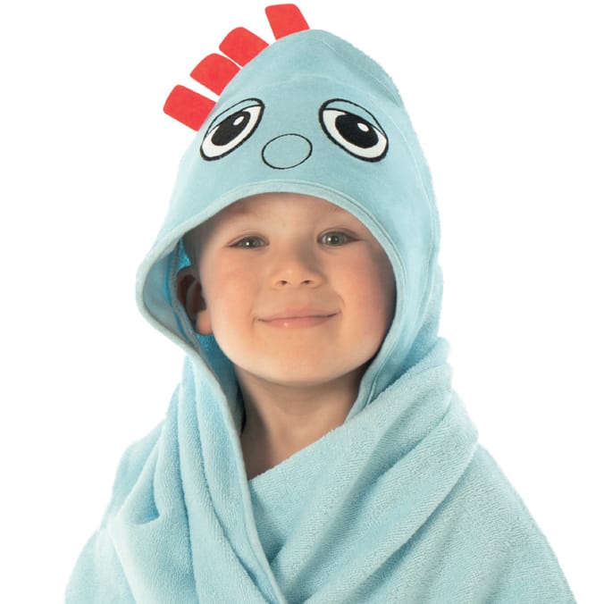 In The Night Garden Iggle Piggle Hooded Towel itng igle pigle robe