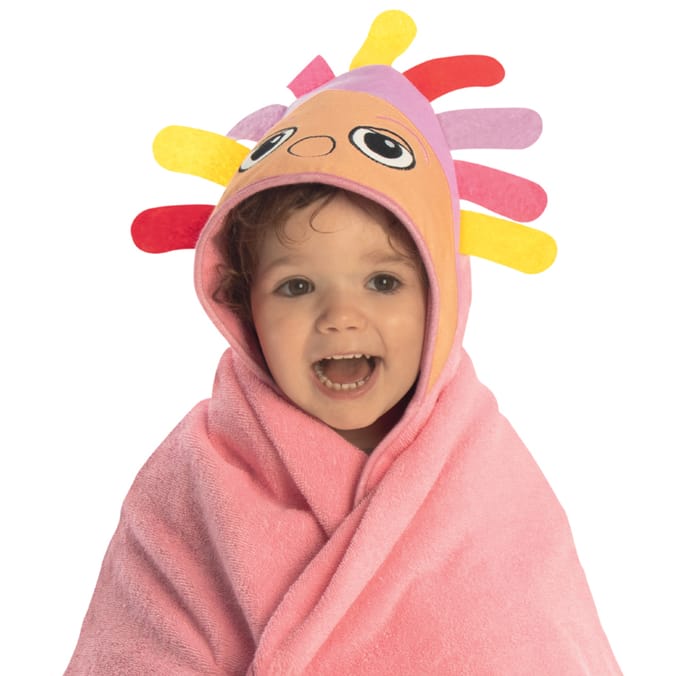 In The Night Garden Upsy Daisy Hooded Towel itng igle pigle robe