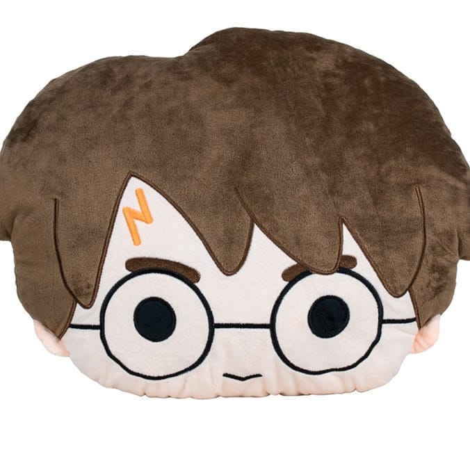 Harry Potter Shaped Cushion (Harry) Home Bargains