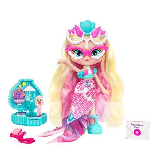 Shopkins Lil Secrets Party Pop Ups Playset Pearlinas mermaid pool party  Jenni Lanterns slumber party children playset