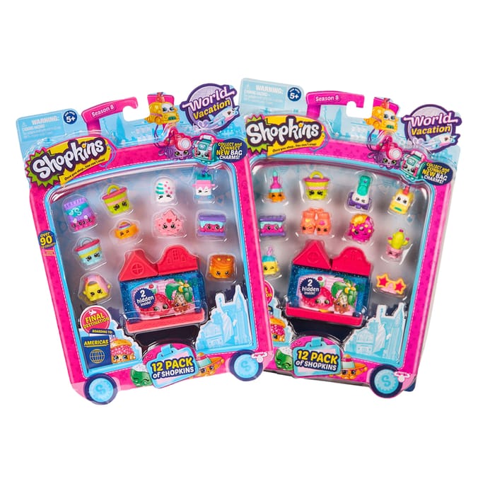 Shopkins Season 5 Tiny Toys Assorted Figures 12 Pack Toy Kids Collectible