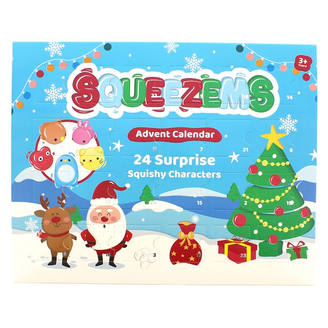 Squeezems Advent Calendar Christmas Xmas gift toy squishy character