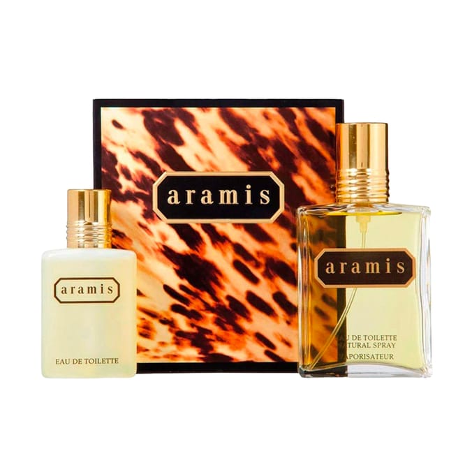 Aramis EDT Gift Set masculine leather sandalwood aftershave after