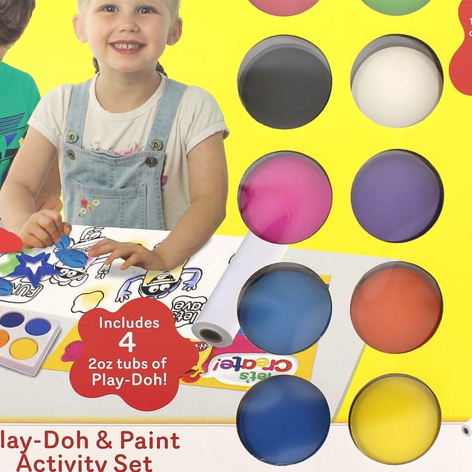 PlayDoh Paint & PlayDoh Activity Set children craft creative play