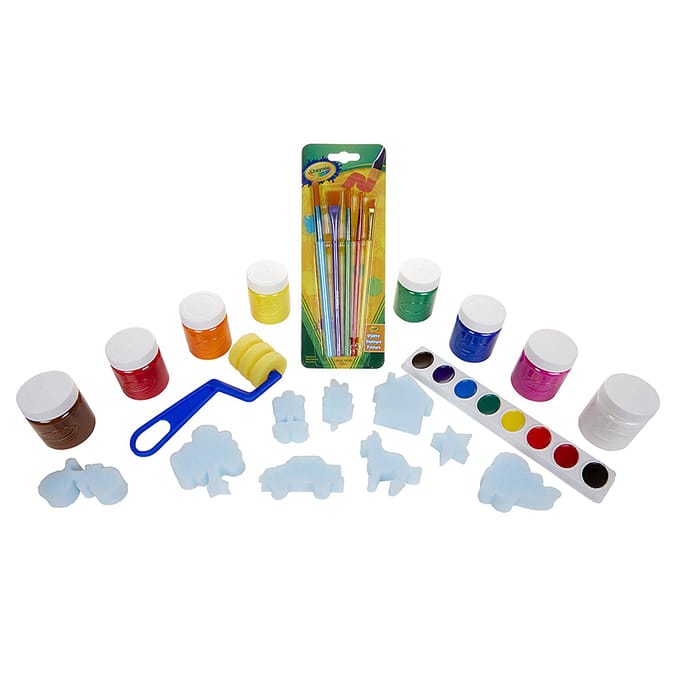 Crayola Washable Deluxe Paint Kit washible watercolour paint set kit