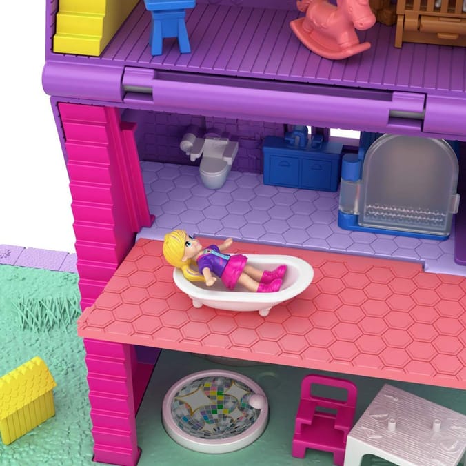 Polly Pocket Pollyville Pocket House micro accessories figure play house Home Bargains