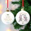 Personalised Me To You Couples Bauble