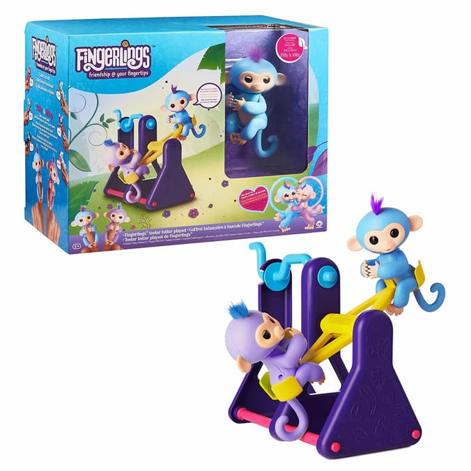 Fingerlings teeter on sale totter playset