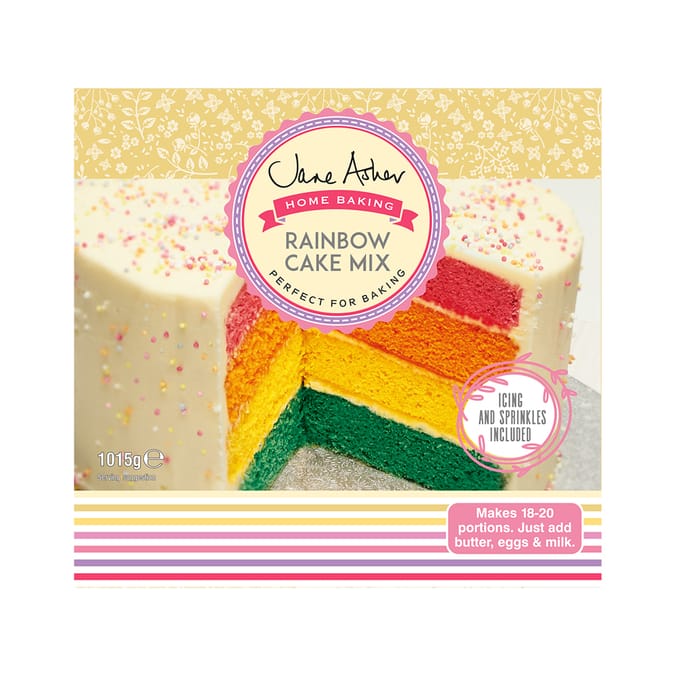 Rainbow deals cake mix