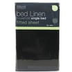 Single Easycare Fitted Sheet - Black