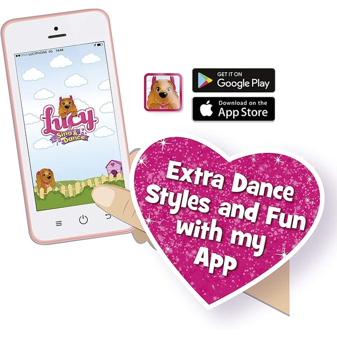 Club Petz Lucy Sing & Dance Interactive Puppy flipping dog robot