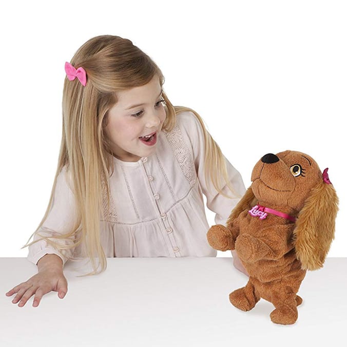 Club Petz Lucy Sing & Dance Interactive Puppy flipping dog robot