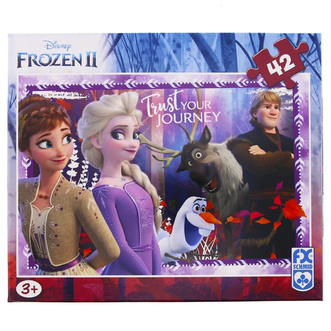 Disney Frozen 2 Jigsaw 42 Piece Frozen Two Toys Puzzles Jigsaws Anna Elsa Olaf Frozen 