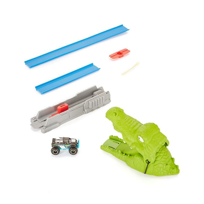 Zuru Metal Machines Croc Attack Playset crocodile, alligator, bone