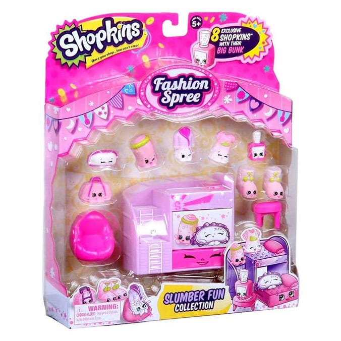 Shopkins Fashion Spree Assorted Playset Gym fashion, frosty