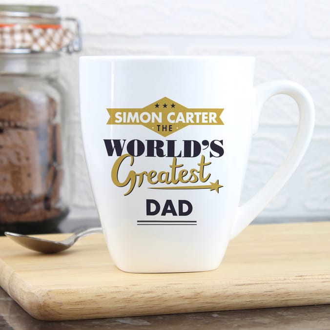 Personalised World's Greatest Latte Mug