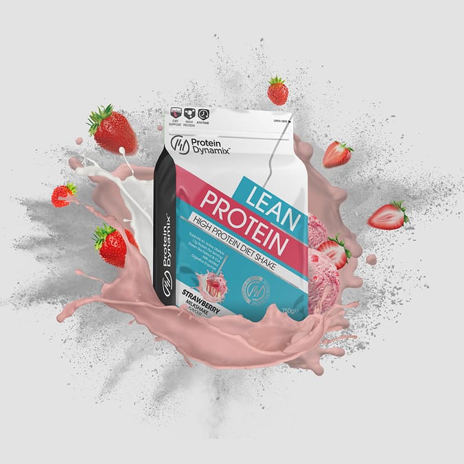 Protein Dynamix Lean Protein High Protein Diet Shake Strawberry Milkshake