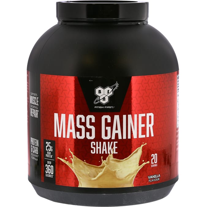 BSN Mass Gainer Shake Vanilla Flavour 1.7kg carbohydrates carbs