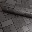 Tiling on a Roll Wallcovering: Sparkle Tile Black