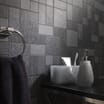 Tiling on a Roll Wallcovering: Sparkle Tile Black