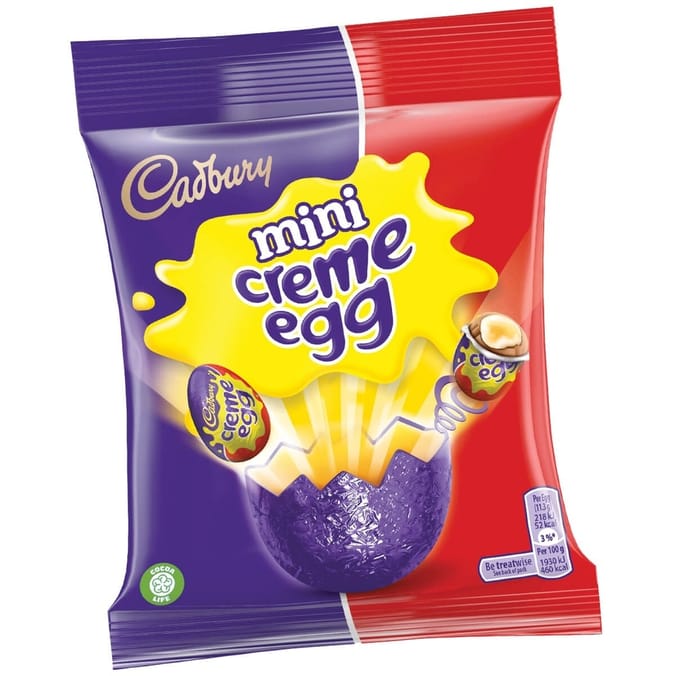 Cadbury Mini Creme Eggs (22 x 89g Bags), easter eggs, easter treats