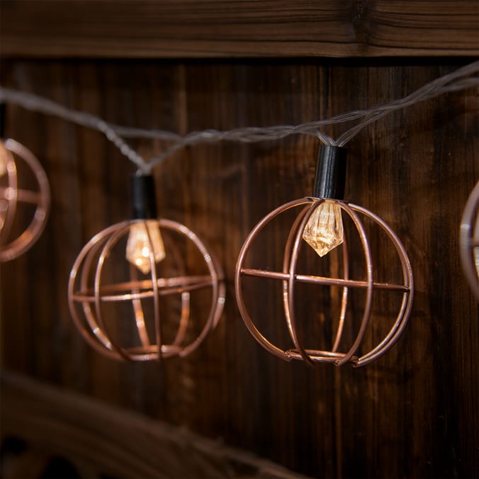 Firefly Metal Ball Solar String Lights solar power garden party lights