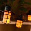 Firefly: 10 LED Solar Flickering Effect String Lanterns