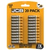 JCB AAA Batteries (20 Pack)