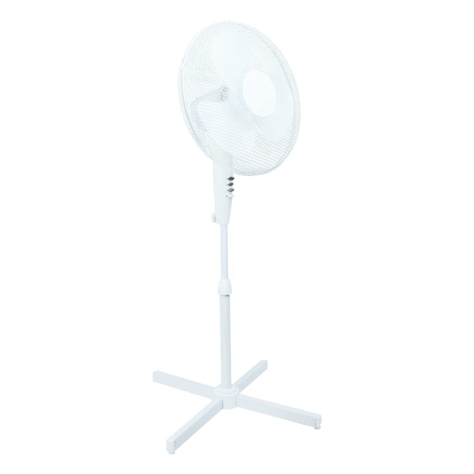 Status CoolBreeze 16" Stand Fan cooling spinning moving oscillating