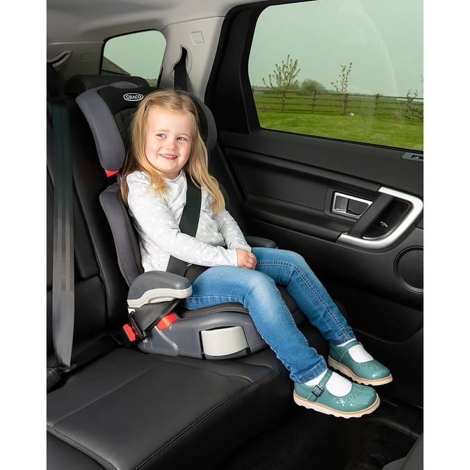 Graco Junior Maxi Booster Seat car seat boosters kids childrens cars travelling vehicles seats seatbelts Home Bargains