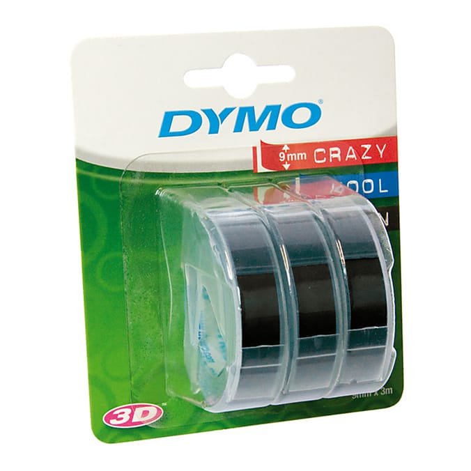 Dymo Embossing Tapes 3 Pack, label makers, tapes, replacement, refill