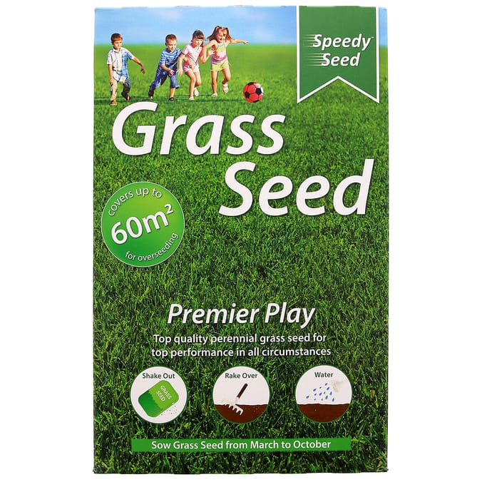 Speedy Seed Lawn Seed Premier Play 1kg