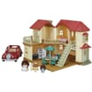 Sylvanian families beechwood hall and saloon car gift deals set