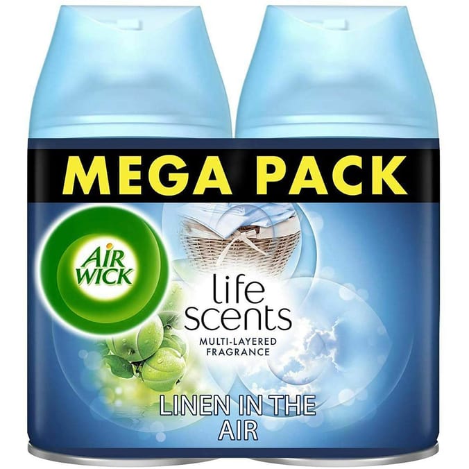 Air Wick Linen in the Air Freshmatic Refill (3 x Twin Pack) , air