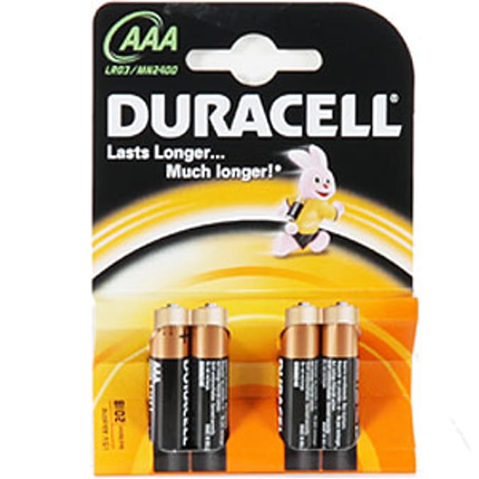 Duracell AAA Batteries Home Bargains